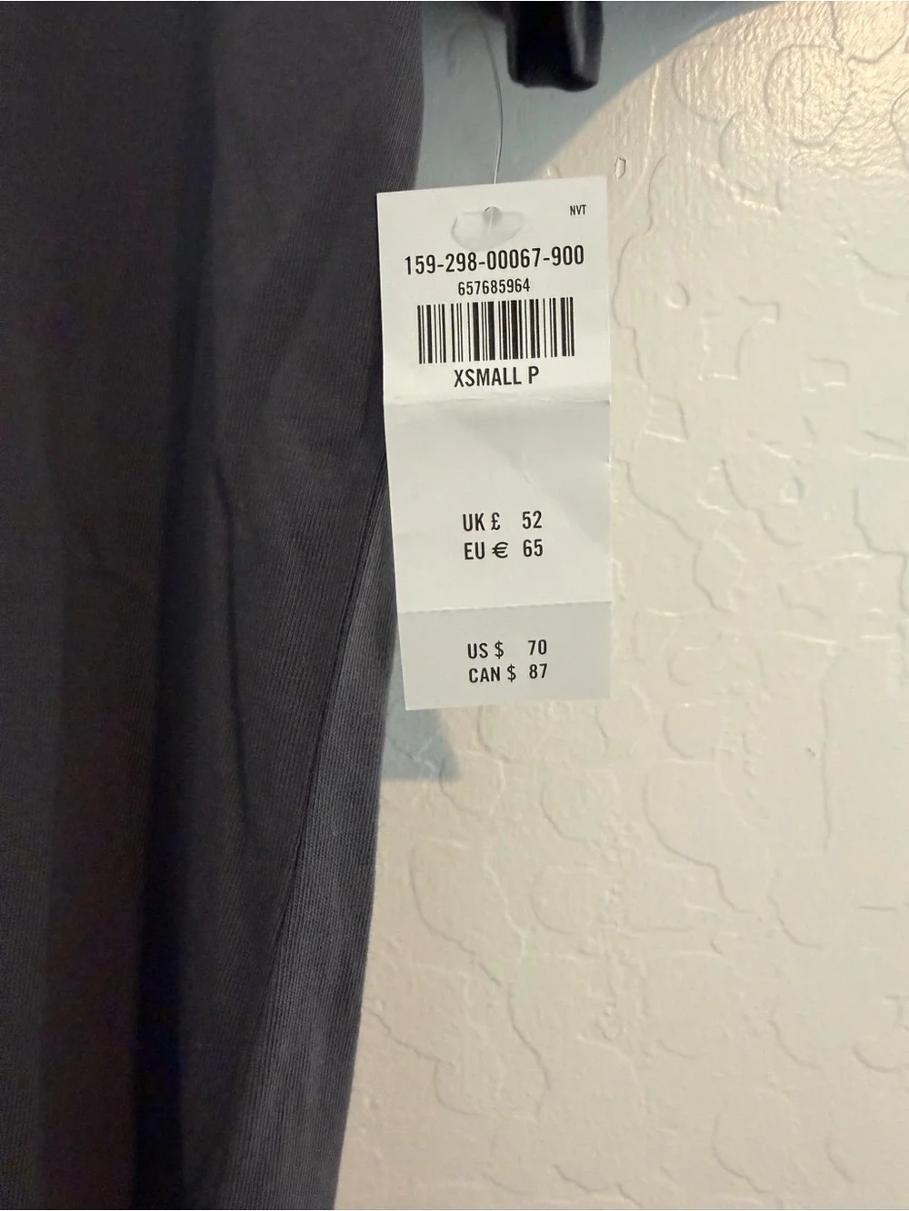 Abercrombie & Fitch Dark Gray Short-Sleeve T-shirt Maxi Dress